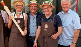 v.l.n.r.: Anna Kollig-Kohns, Manfred von Schönfeldt, Volker Klassen und Heinz Georg Bengel  