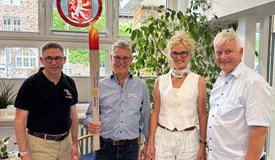 v.l.n.r.: Volker Klassen, Manfred von Schönfeldt, Anna Kollig-Kohns und Heinz Georg Bengel  